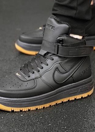 Зимние мужские кроссовки найк лунар nike lunar winter black чёрный 40 41