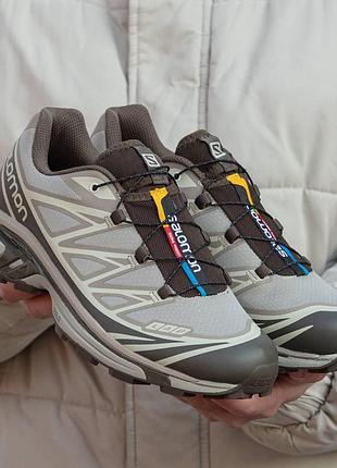 Кросівки salomon xt-6 lab коричневі чоловічі