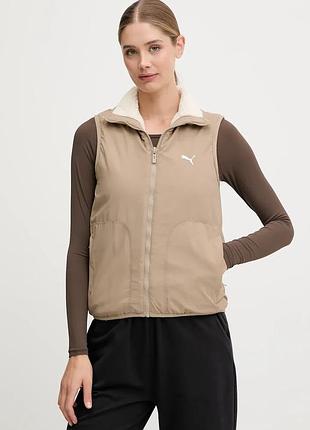 Urbanshop com ua двусторонняя безрукавка puma цвет бежевый демисезонная 688388 размеры запитуйте