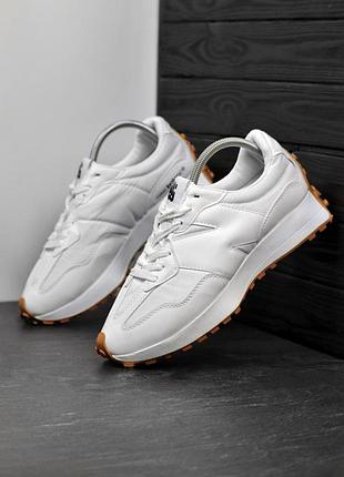 Мужские кроссовки нью беланс new balance 327 white белый 40