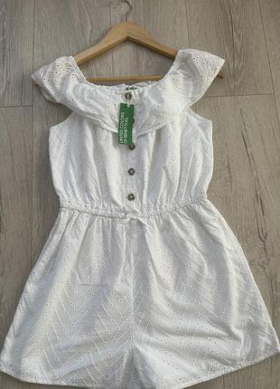 🌿 benetton ромпер / літній комбінезон для дівчинки (10–14 років)