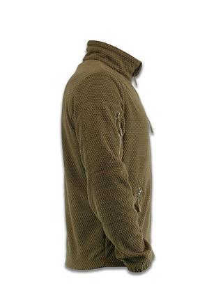 Флисовая кофта militex windblock tactical coyote mod. 5 3
