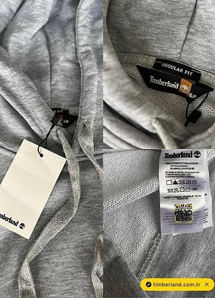 Худи timberland серое 6