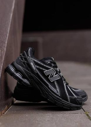 Кроссовки new balance 1906r black metallic silver женские 38