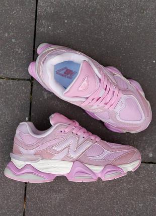 Кроссовки new balance 9060 overdye pink женские