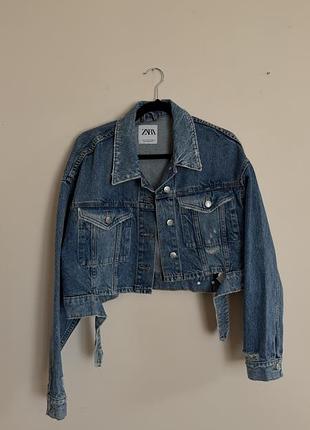 Жакет джинсовий жіночий zara (m)