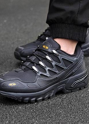 Кросівки salamon acs gore tex termo чорні чоловічі зимові теплі