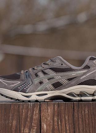 Кроссовки asics gel-kayano 14 suede коричневые мужские 44