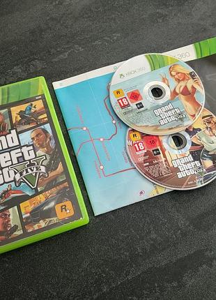Диск grand theft auto v (xbox 360)