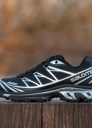 Кроссовки salomon xt-6 lab черные мужские