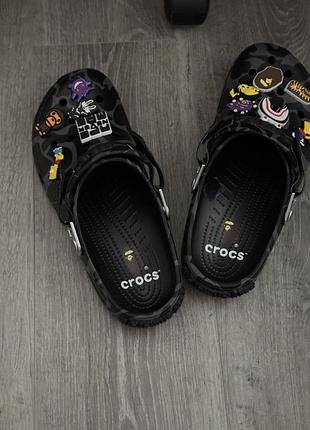 Тапки crocs x bape