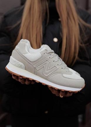 Кроссовки new balance 574 grey nd серые женские