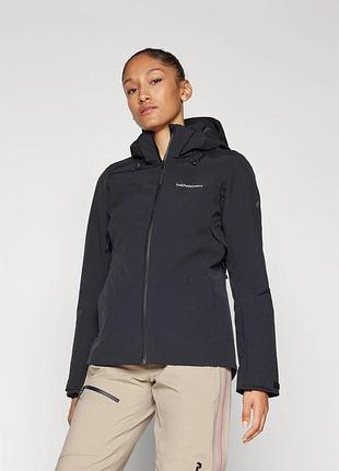 Женская лыжная куртка peak performance anima jacket - snowboard jacket - black size s new arcteryx bogner