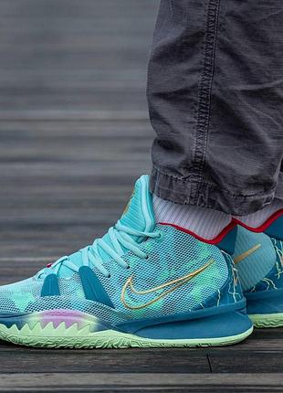 Кроссовки nike kyrie 7 синие мужские