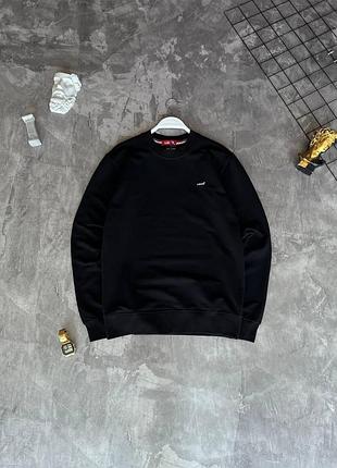 Свитшот levis черный натуральный m