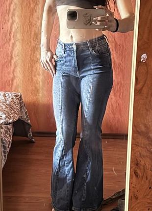 Джинси клеш bershka