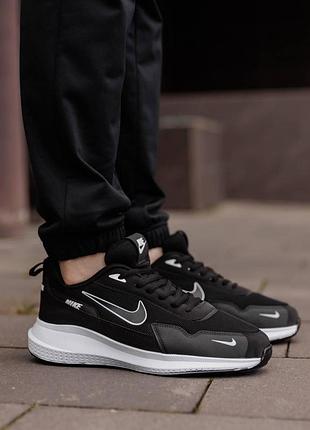 Кросівки nike simple black white чорні чоловічі 44