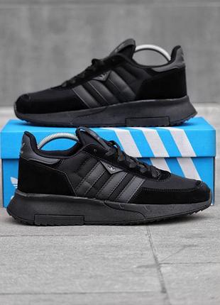 Кросівки adidas retropy f2 black чорні чоловічі