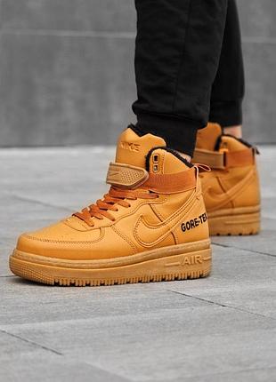 Кроссовки nike lunar winter black edition оранжевые мужские ботинки nike зимние
