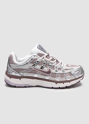 Кроссовки nike p-6000 nike p-6000 'silver pink' серые женские 38