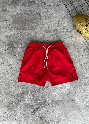 Плавательные шорты polo ralph lauren плавки красные xl