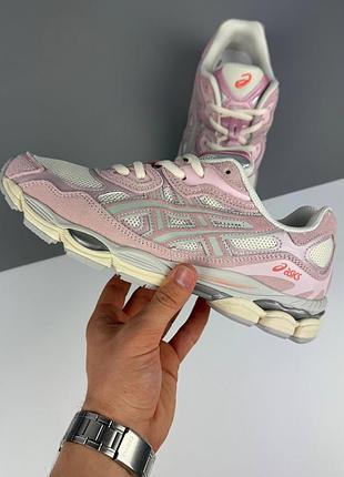 Asics gel-nyc white&pink