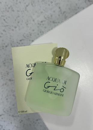 Туалетна вода giorgio armani eau de toilette - aсqua di gio оригінал, об'єм 100 мл
