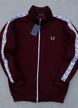 Кофта fred perry бордова утеплена чоловіча xl
