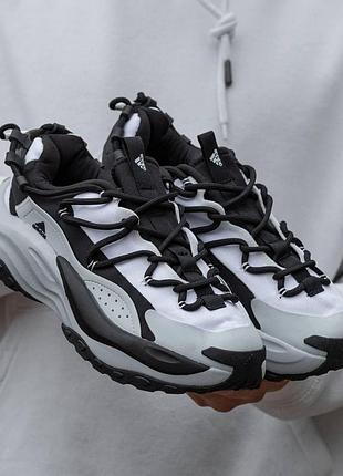 Кроссовки adidas maxxwavy black grey белые мужские