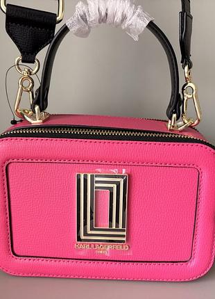 Karl lagerfeld paris simone camera bag шкіряна сумка карл лагерфельд оригінал натуральна шкіра