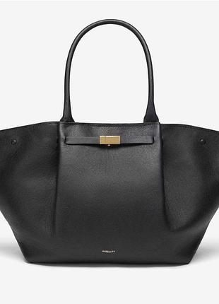 Сумка demellier the midi new york black leather