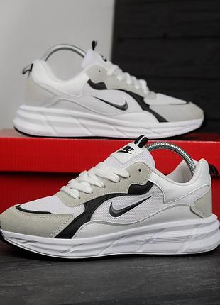 Кроссовки nike racer серые 42
