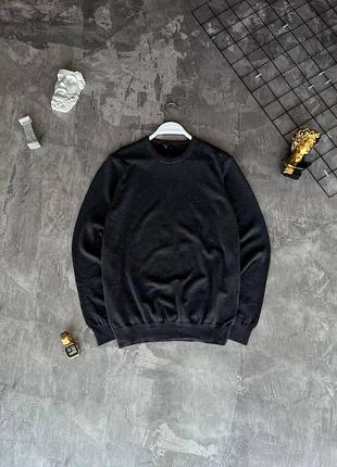 Свитер gant темно-серый мужской xxl