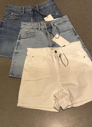 Джинсові шорти zara