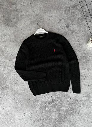 Светр polo ralph lauren чорний чоловічий xl