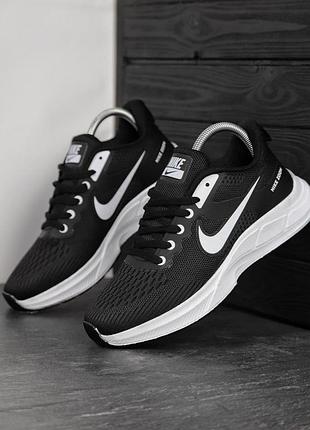 Кроссовки nike air zoom сетка черные мужские