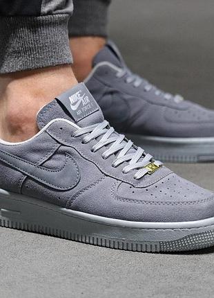 Кеды nike air force 1 low серые мужские весна 44