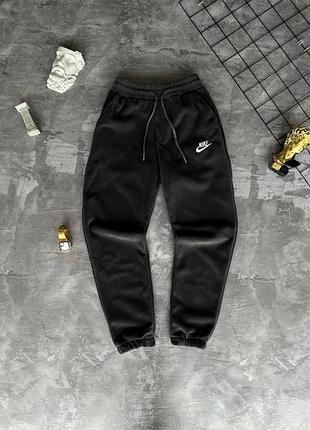 Спортивные штаны nike утепленные зимние мужские серые m