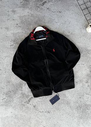 Ветровка polo ralph lauren черная мужская олд мани old money m