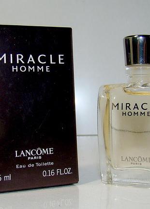 Миниатюра lancome miracle homme. оригинал.