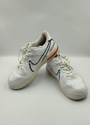 👟 nike air force 1 react d/ms/x "white black red"  42.5 розмір