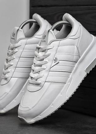 Кроссовки adidas retropy f2 white белые мужские 42