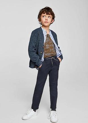 Базовый школьный кардиган mango на мальчика, 11-12 лет, 152 см, хлопок