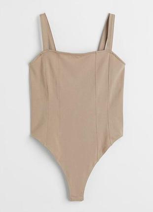 Бежевий bodi h&m l/xl