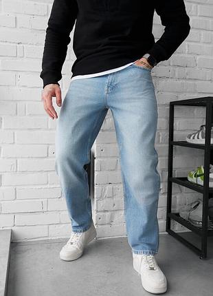 Чоловічі прямі джинси staff 14 loose fit light blue