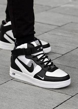 Кроссовки nike air force 1 утепленные мужские зима 42