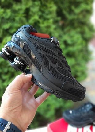 Жіночі літні кросівки nike shox ride 2 supreme чорні осіні кросівки найк шокс райд 2 37(23см)
