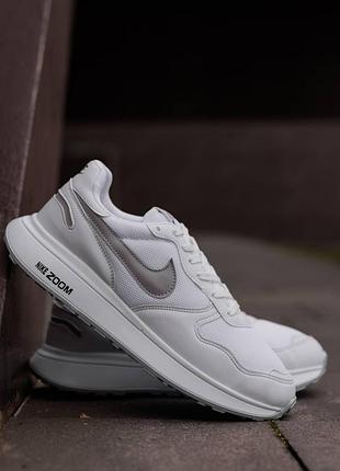 Кроссовки nike zoom white белые мужские 44