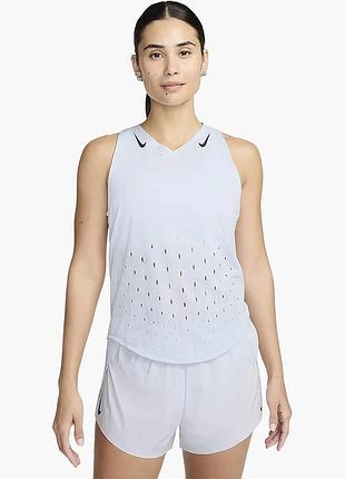 Urbanshop com ua майка женская nike aeroswift dri-fit adv running singlet white fn2504-085 размеры запитуйте