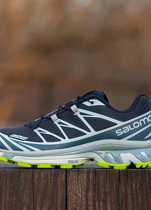 Кроссовки salomon xt-6 lab синие мужские 42